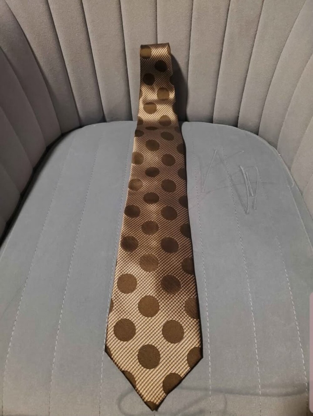 Luigi Bianchi Polka Dot Silk Tie
